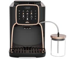 Arzum OKKA Espresso Pro M Automatische Espressomachine OK0028-0500 | Koper - 11 Koffiepecialiteiten - Touchscreen - Melkopschuimer - Verstelbare temperatuur en maalgraad - 19 bar - Kopjesverwarmer - Automatische reiniging - 1450W