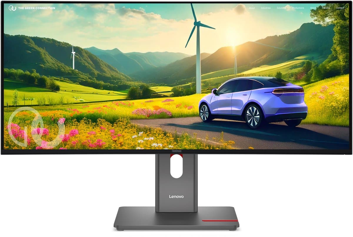 Lenovo Thinkvision P34wd-40 34´´ Uwqhd Ips Led 120hz Monitor Veelkleurig One Size / EU Plug 220V — afbeelding 1