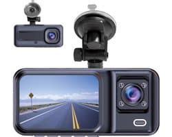 Denver Dashcam - Dashcam voor Auto - Voor- en Cabin Camera - Full HD - 120° Groothoek - Loop Opname - G-Sensor - CCT2500