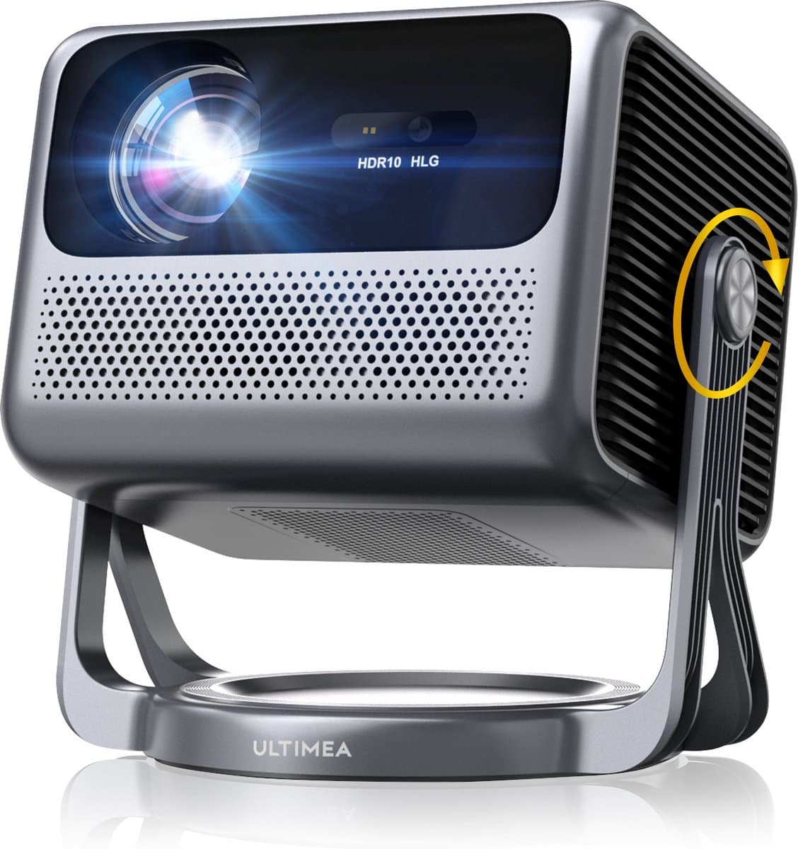 ULTIMEA Smart Beamer - 4K-ondersteuning Android TV 11.0 met Netflix, Full HD 1920x1080P, 90° Gimbal, 5G WiFi - Projector — afbeelding 1