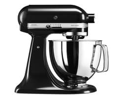 KitchenAid Artisan 5KSM125EOB - Keukenmachine - 4,8L - Porselein wit - 3 Menghaken