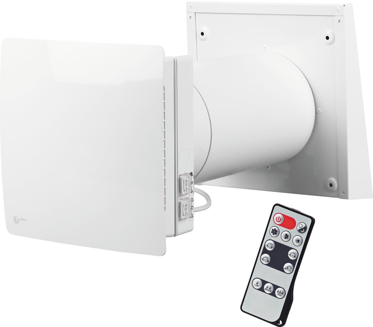 Decentrale ventilator Siku RA1-50V3 Twin Fresh Comfo ;Geen Schimmel meer in huis.Schone en Frisse lucht in uw kamer met warmteterugwinning — afbeelding 1