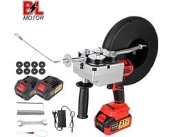 Draadsnijmachine Automatische Elektrische Draadtrekker - 40 Meter Kabel - Oplaadbaar Li-Ion - ABS Kunststof Behuizing - Voor Bouw En Installatie