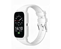 WatchToCare Halo GPS Alarmhorloge Senioren | Valdetectie | 4 Dagen Accu | Zonder Abonnement | IP67 Waterbestendig - Wit