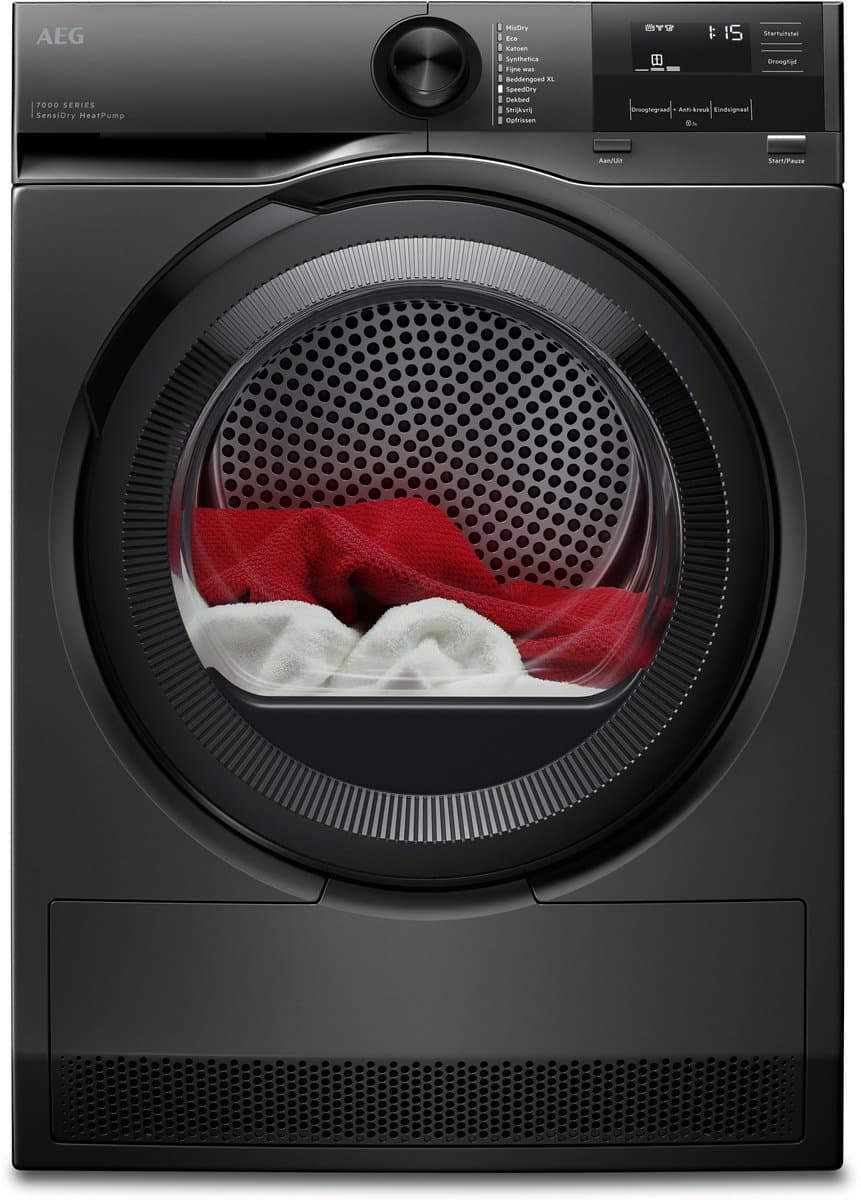 AEG TE7ONYX 7000 SensiDry Warmtepomp Droger 8 kg — afbeelding 1