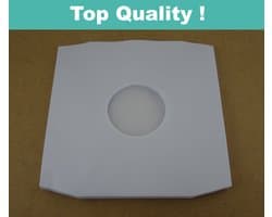 100 LP BINNENHOEZEN DELUXE WIT PAPIER + ANTISTATISCHE BESCHERMING (90gr papier, TOP KWALITEIT) - hoezen lp's, inner sleeves, binnenhoes met plastic folie, maxi's, maxi-single, vinyl platen, 12", 12 inch