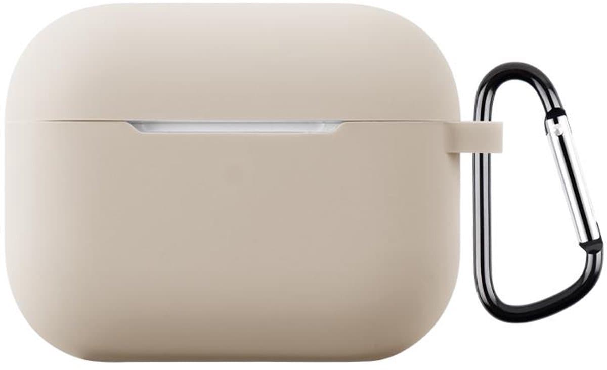 Telestore - hoesje geschikt voor AirPods Pro 3 soft case cover - Kaki - TPU hoesje Beschermhoes - AirPods Pro 3 Cover - AirPods Pro 3 hoesje - Geschikt voor Apple AirPods Pro 3 - gel hoesje met sleutelhanger — afbeelding 1