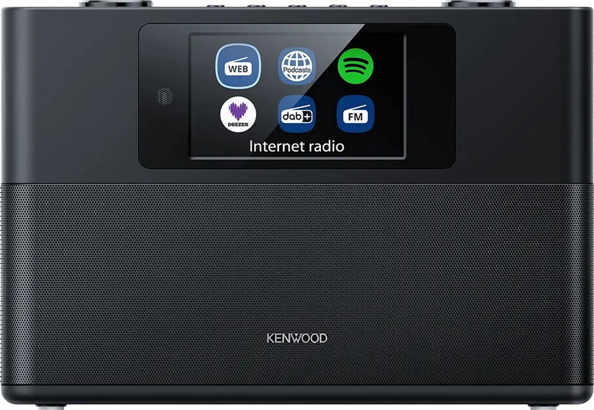 Kenwood CR-ST200S-B Compacte radio Stereo Internet/ FM/DAB/BT zwart — afbeelding 1