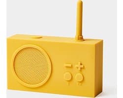 Lexon Tykho 3 badkamerradio geel - Bluetoothspeaker