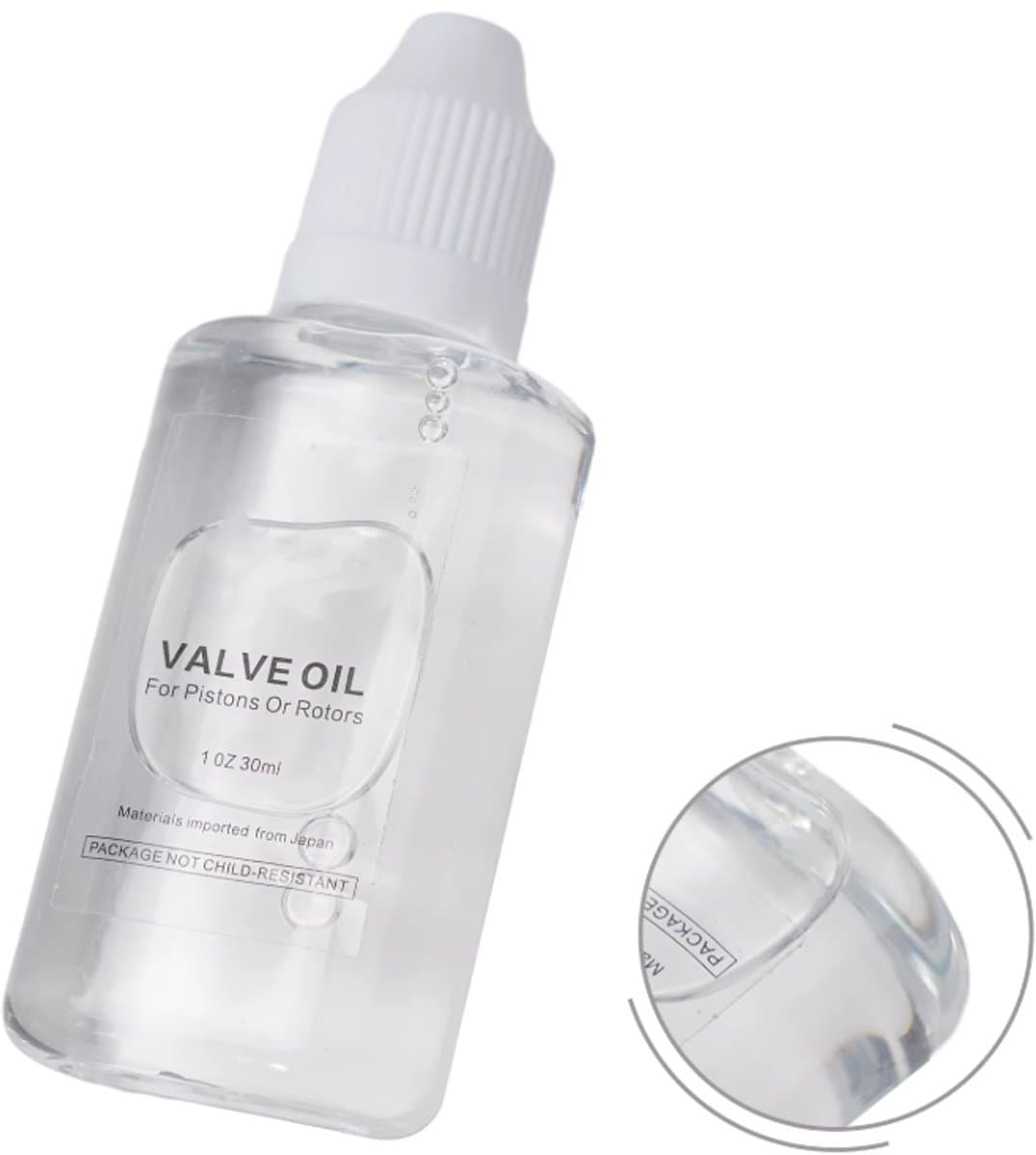 Universele Ventielolie Blaas Instrumenten - 30ml - Trompet, Saxofoon, Trombone - Smeerolie voor Ventielen & Schuiven - Soepele Ventielen — afbeelding 1