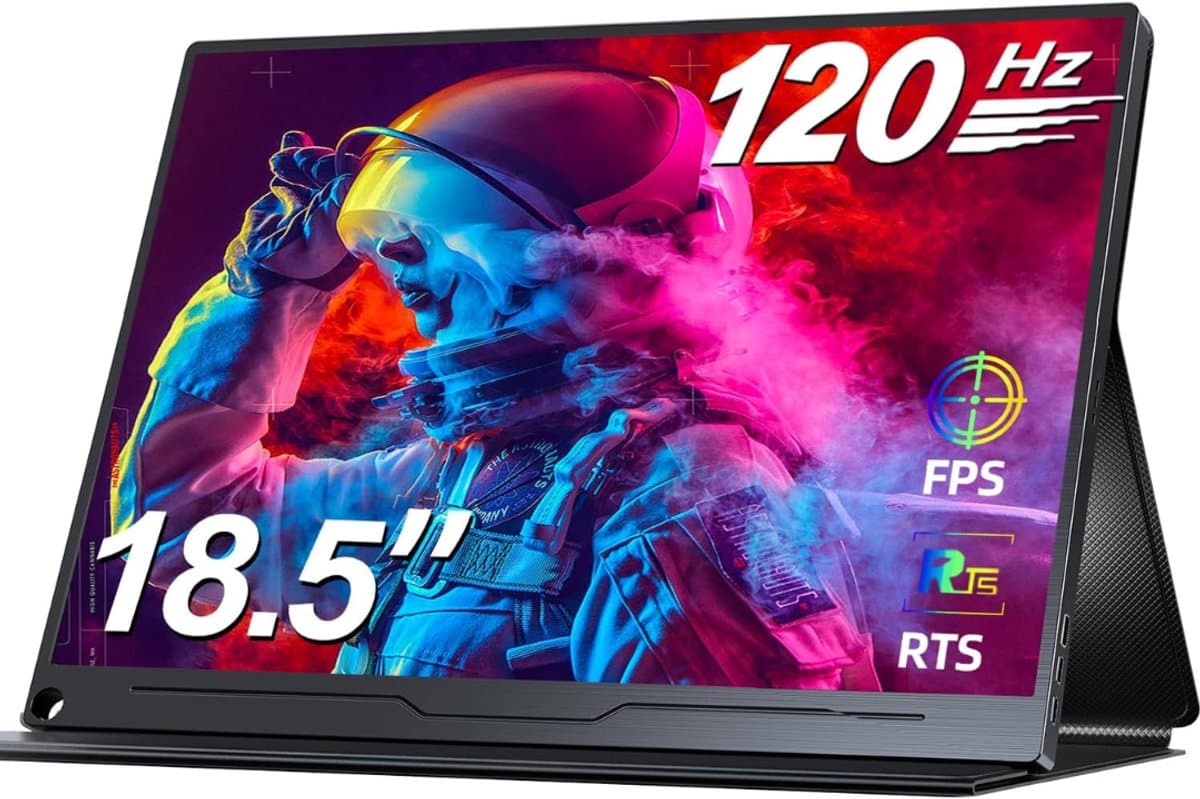 DailySupplies® Portable Monitor - Draagbare Scherm - Gaming - Full HD -Zwart — afbeelding 1