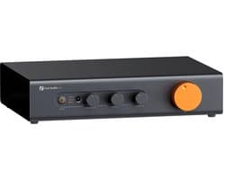Fosi Audio ZP3 Gebalanceerde Voorversterker met Subwooferuitgang en Toneregeling – Stereo Preamp voor HiFi en 2.1 Audio