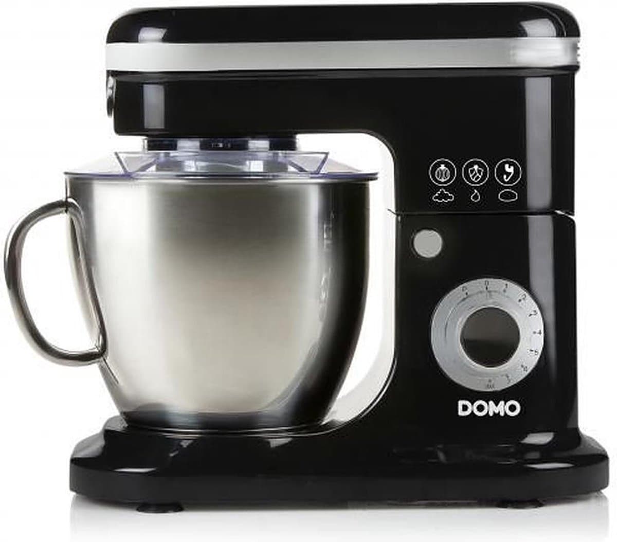 Domo DO1023KR - Keukenmachine - 6L - Zwart — afbeelding 1