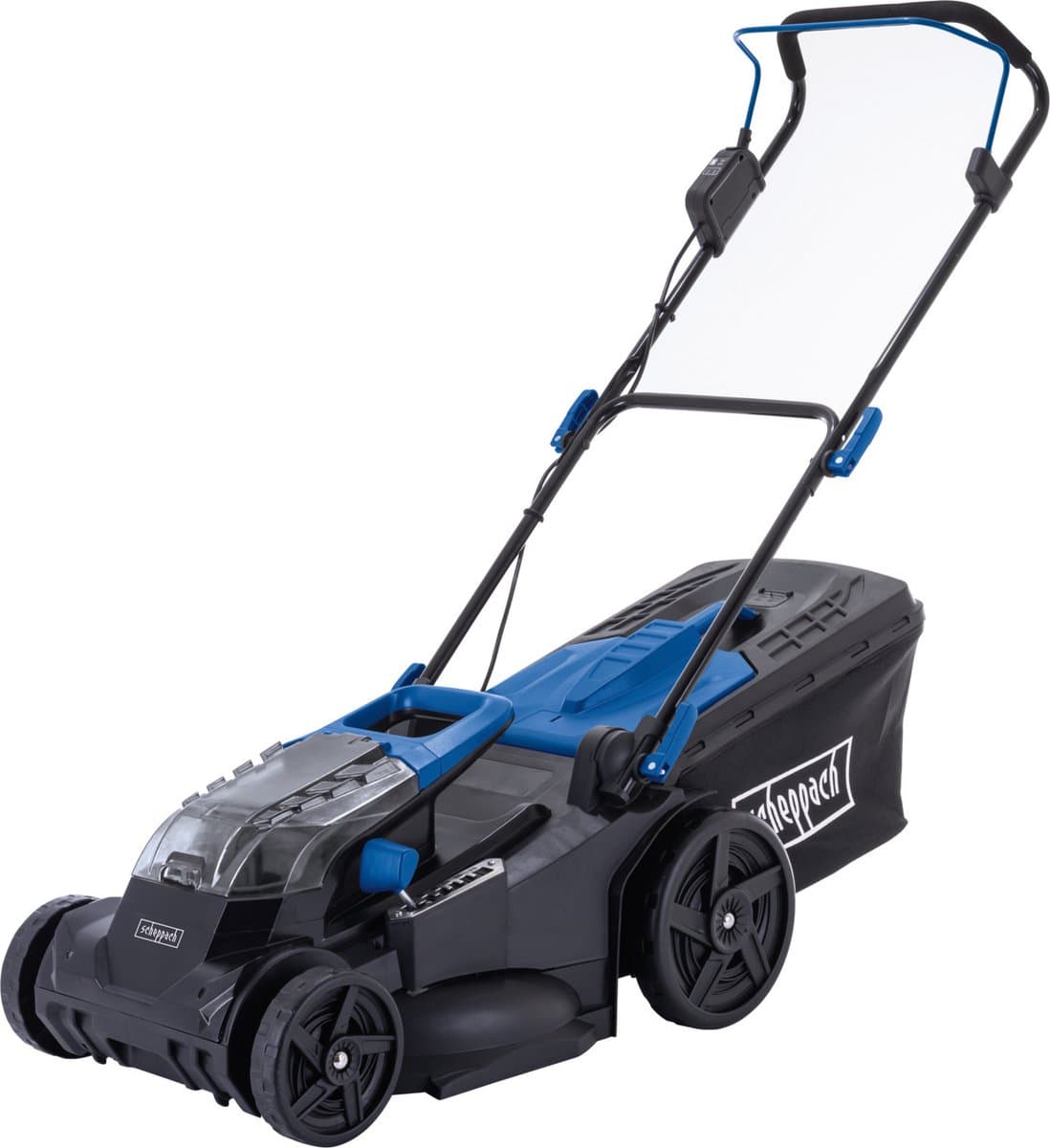 Scheppach Accu Grasmaaier BC-MP430-X - Mulchfunctie - 43cm maaibreedte - 6 instelbare maaihoogtes: 27-75mm - 700m² - excl. accu's & lader — afbeelding 1