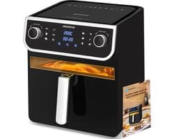 Aigostar 30I0T Joy - Airfryer XXL - Heteluchtfriteuse - 12 Automatische Programma's - 8L - Zwart