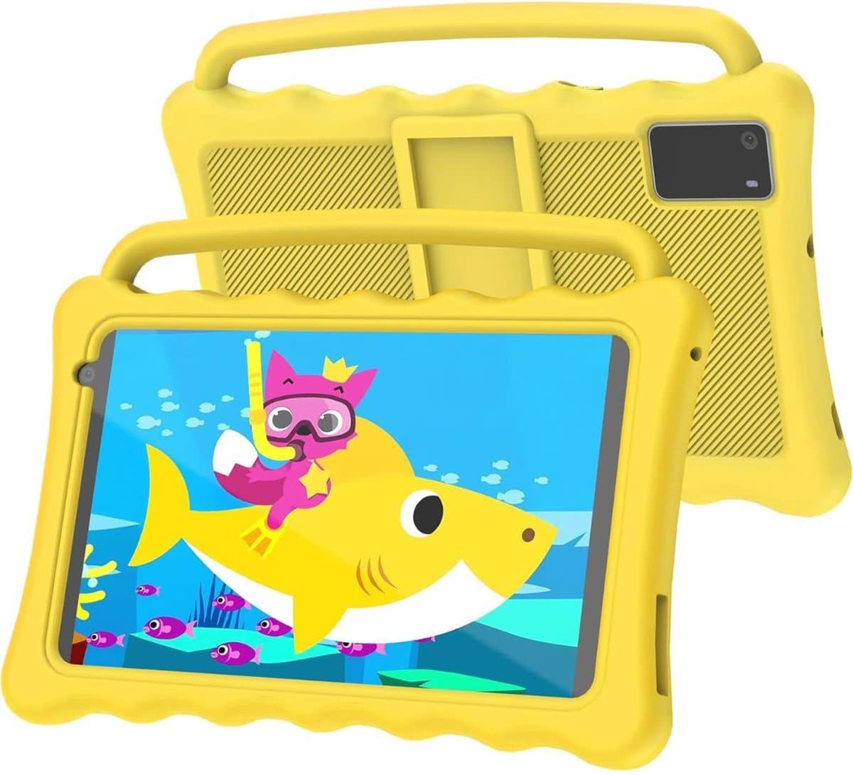 White-label Kindertablet Vanaf 3 Jaar - Tablet Kinderen - Kinderspeelgoed - Geel — afbeelding 1