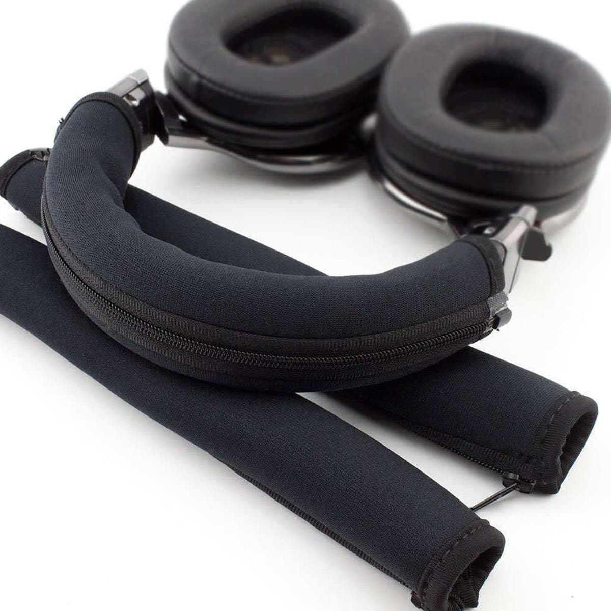 Somstyle Hoofdband Cover Geschikt voor AudioTechnica ATH M50X, M50, M40X, M40, M30X & M20X Koptelefoon - Neopreen - Band voor Hoofdtelefoon - Zwart — afbeelding 1