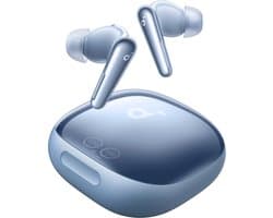 soundcore Liberty 4 Pro by Anker - Draadloze oordopjes met ruisonderdrukking - 7 sensoren - Realtime adaptieve ruisonderdrukking - 2x sneller opladen - Hifi-muziek op studioniveau - 6 microfoons en Al