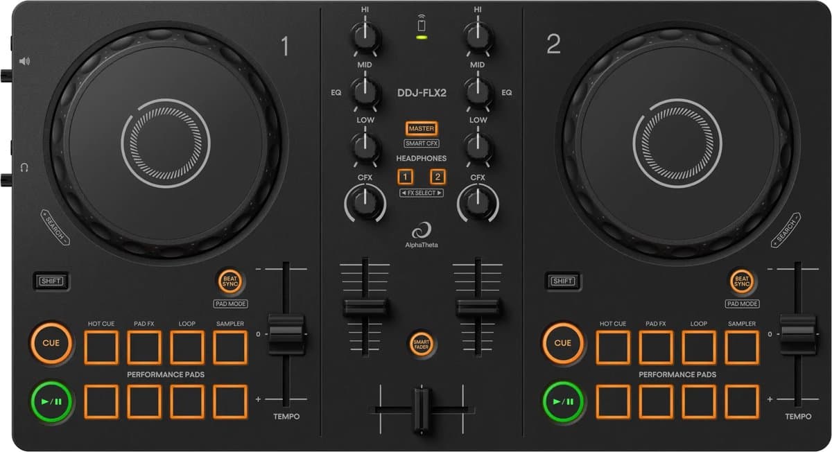 Pioneer DDJ-FLX2 DJ-controller 2 kanalen Zwart — afbeelding 1