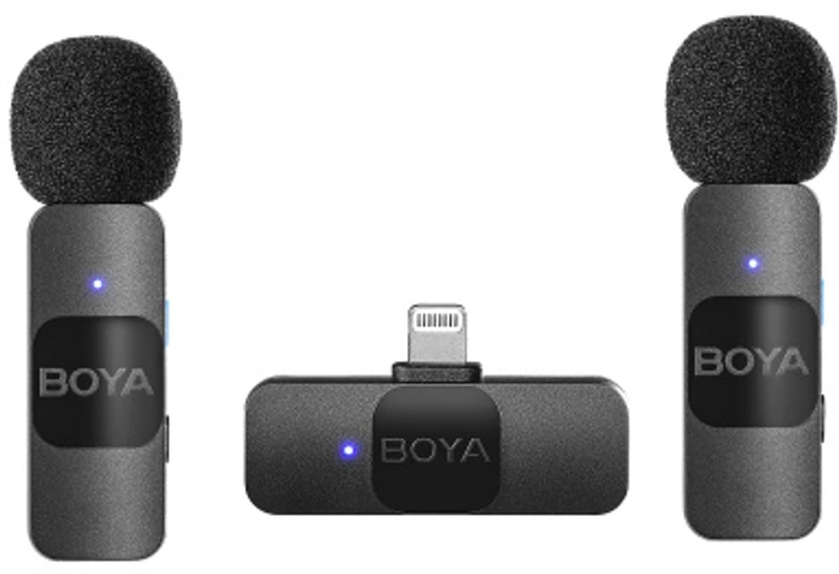 BOYA BY-V2 (V2.0) microfoon Zwart Microfoon met bevestigingsclip — afbeelding 1
