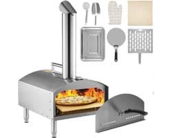 Bolt Edge Pizza Oven - Steenoven - Houtgestookt - Inclusief pizzasteen en spatel