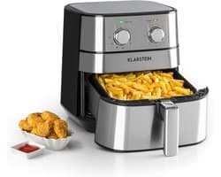 Hot Air Fryer 1700 Watt - Gezond Bakken Met Temperatuurinstelling en Timer - XXL Capaciteit 5.4L