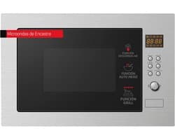 Magnetron 25 liter RVS 900W met Automenu en Grillfunctie