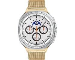 Samsung Special Edition Galaxy Watch 8 CLASSIC Wit/Goudkl Mesh 46mm
