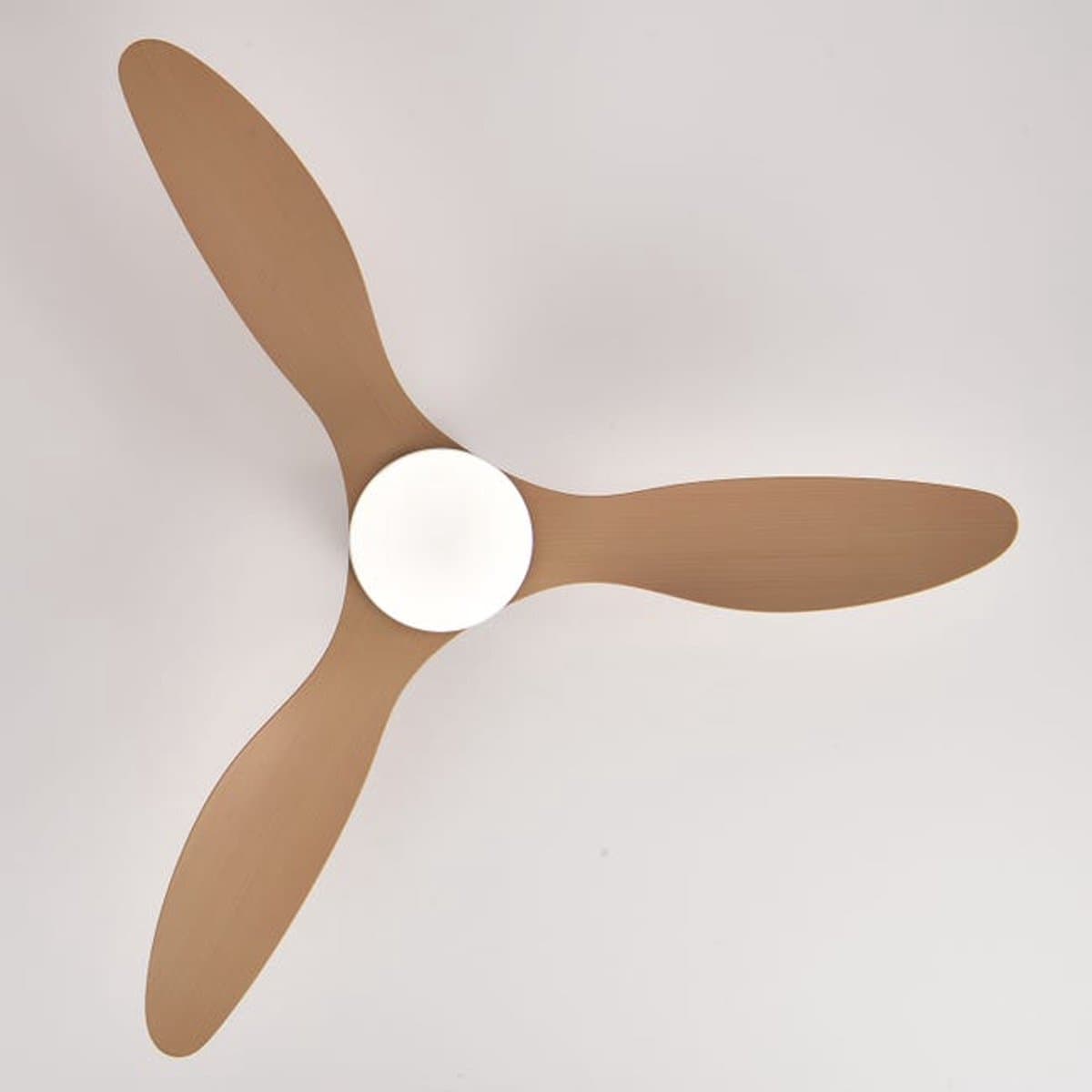 Plafondventilator - LED Plafondventilator - Ø 106 cm - 4320 LM - 3000K/6500K - Dimbaar - 3 snelheidsinstellingen - Timer - Zomer - Zeer stil - Natuurlijke houtkleur — afbeelding 1