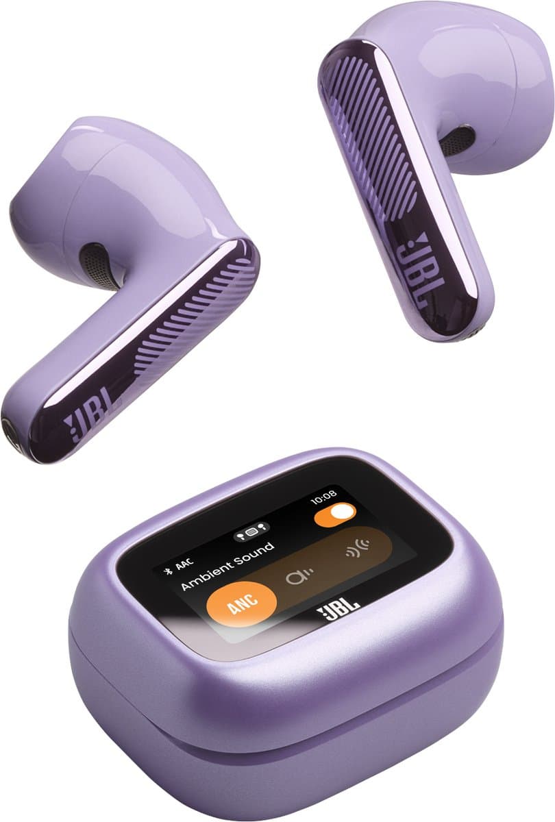 JBL Live Flex 4 Draadloze oordopjes met Noise Cancelling en Smart Case (2026) Paars — afbeelding 1
