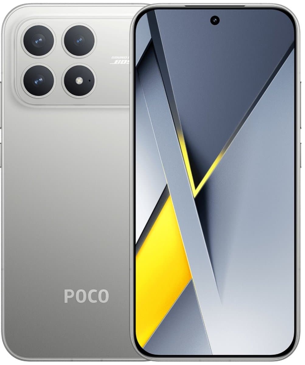Xiaomi POCO F8 Pro Smartphone- Titanium zilver - 12GB 512GB — afbeelding 1