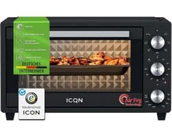 20L Minioven met Airfry Functie, Hetelucht Oven en 5 Programma's - 1500W