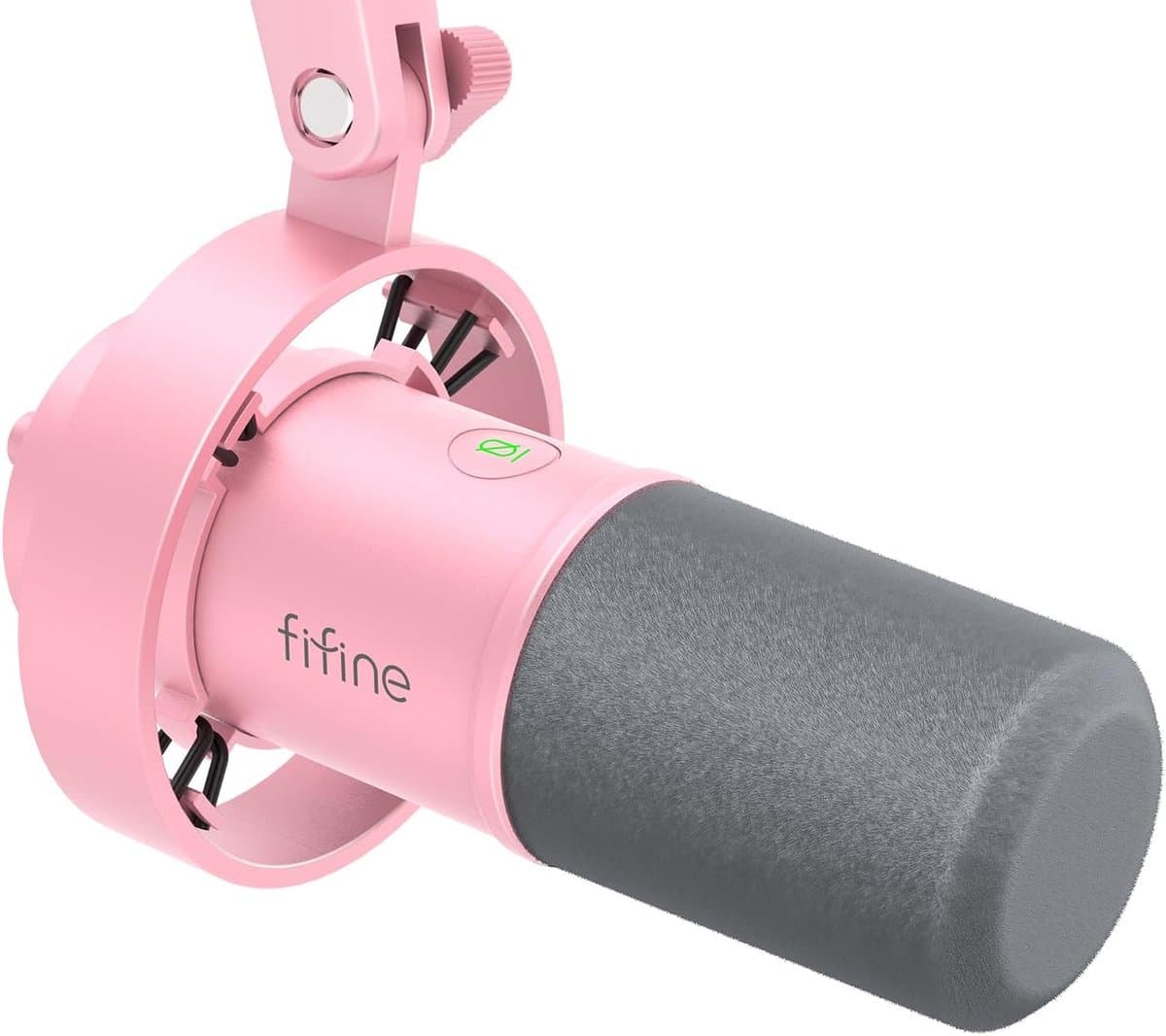 FIFINE - K688 - USB / XLR - Dynamische Microfoon - Streaming - Podcasting - Gaming - Geschikt voor PS4 / PS5 / PC - Roze — afbeelding 1