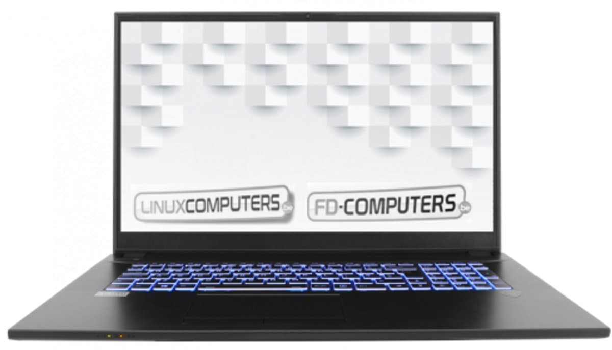 Linux laptop 17,3" | Intel Ultra 7 155U | 16 GB ram | 1 TB SSD | Linux naar keuze, Ubuntu, Linux Mint, Debian, QWERTY — afbeelding 1