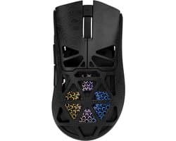 Furycube G11 - Tri-Mode Gaming Muis - Draadloos - Bedraad - Bluetooth - PAW3311 Sensor - 12.000 DPI - 1000Hz - Zwart