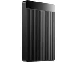 Nexvo® Externe Harde Schijf Extern 500GB Ultra Slim Draagbare Harde Schijf USB kabel HDD Opslag Compatibel - Zwart - 12cm x 8cm x 2cm
