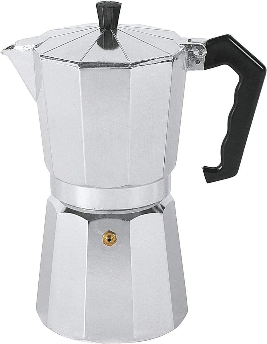 Espresso machine voor 9 kopjes van aluminium — afbeelding 1