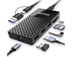 Draagbare SSD 1 TB met USB-C en SD/TF-kaartlezer voor optimale opslag