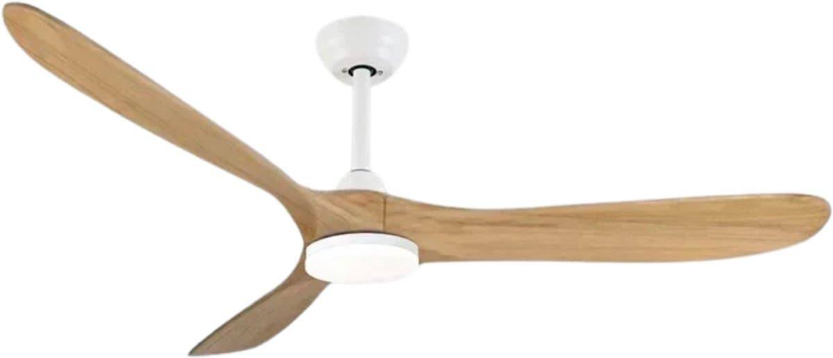 Livano Plafondventilator - Met Verlichting - Plafond Ventilator - Met Lamp - Plafonniere Met Ventilator - Met Licht - Stijl E - 150cm — afbeelding 1