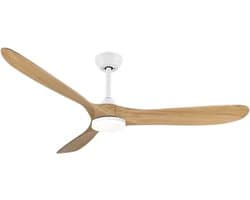 Livano Plafondventilator - Met Verlichting - Plafond Ventilator - Met Lamp - Plafonniere Met Ventilator - Met Licht - Stijl E - 150cm