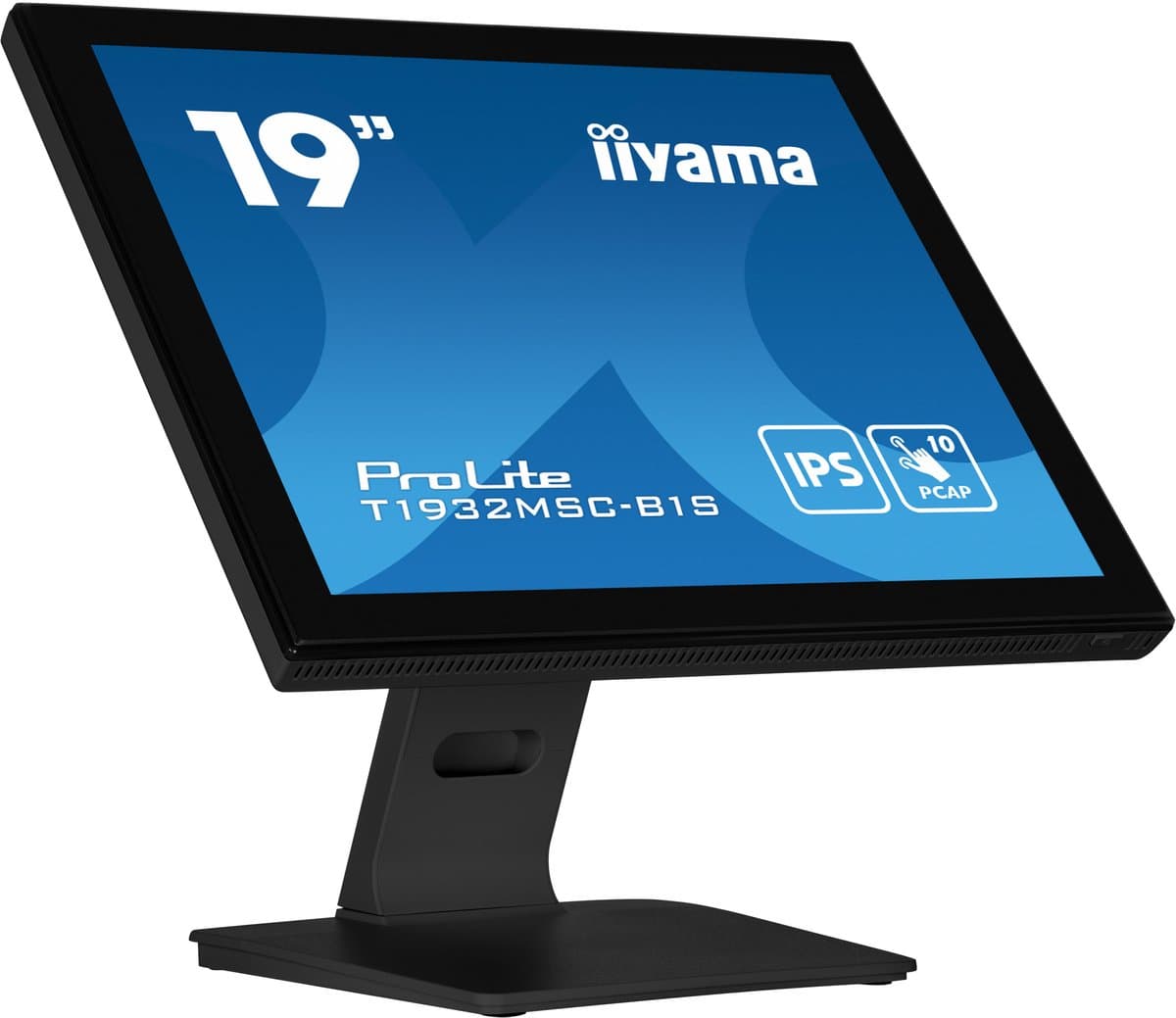 iiyama ProLite T1932MSC-B1S computermonitor 48,3 cm (19") 1280 x 1024 pixels Full HD LED touchscreen voor op tafel zwart — afbeelding 1
