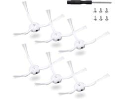 Zijborstel-reserveonderdelen Geschikt voor Xiaomi Roborock Q Revo Serie/Q7 Max/Q8 Max/S7 Max Ultra/S7 MaxV Ultra/S7 Pro Ultra/Q5 Pro+/S8/S8 Plus/S8 Pro Ultra/S5 Max/S6 Max/S6