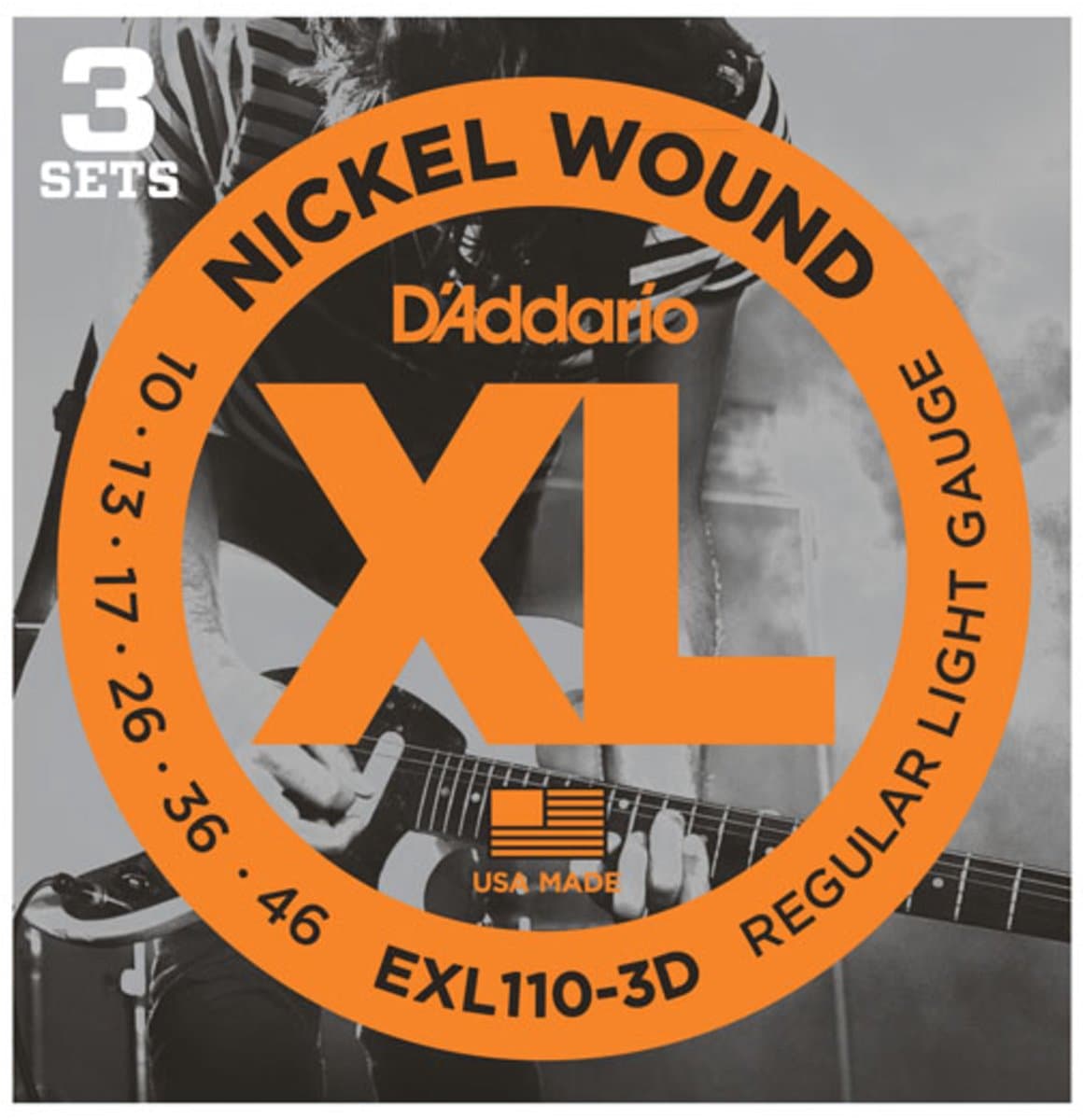 D'Addario EXL110-3D Snaren 3-Pack voor Elektrische Gitaar (10-46) — afbeelding 1