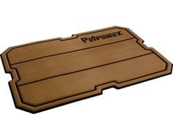 Petromax plak/bescherm plaat kx25 bruin met lijnen
