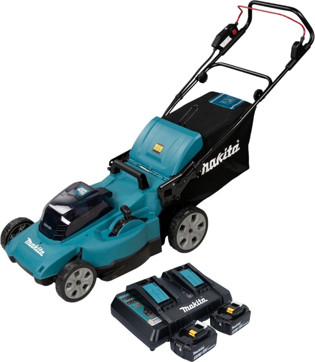 Makita DLM480PT2 Accu Grasmaaier 48cm 2x18V 5.0Ah — afbeelding 1