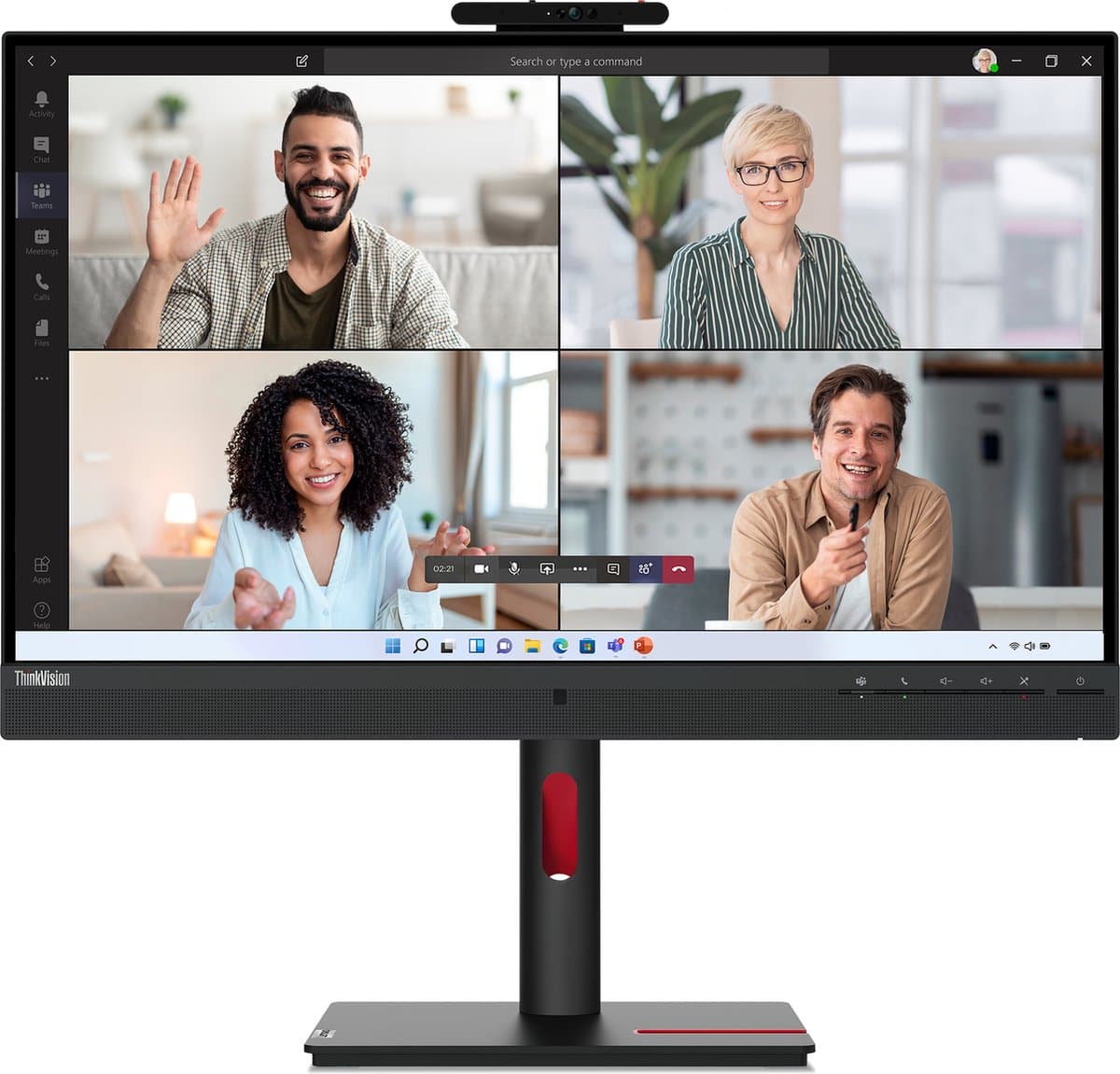 Gaming-Monitor Lenovo T27HV-30 27" Quad HD 75 Hz — afbeelding 1