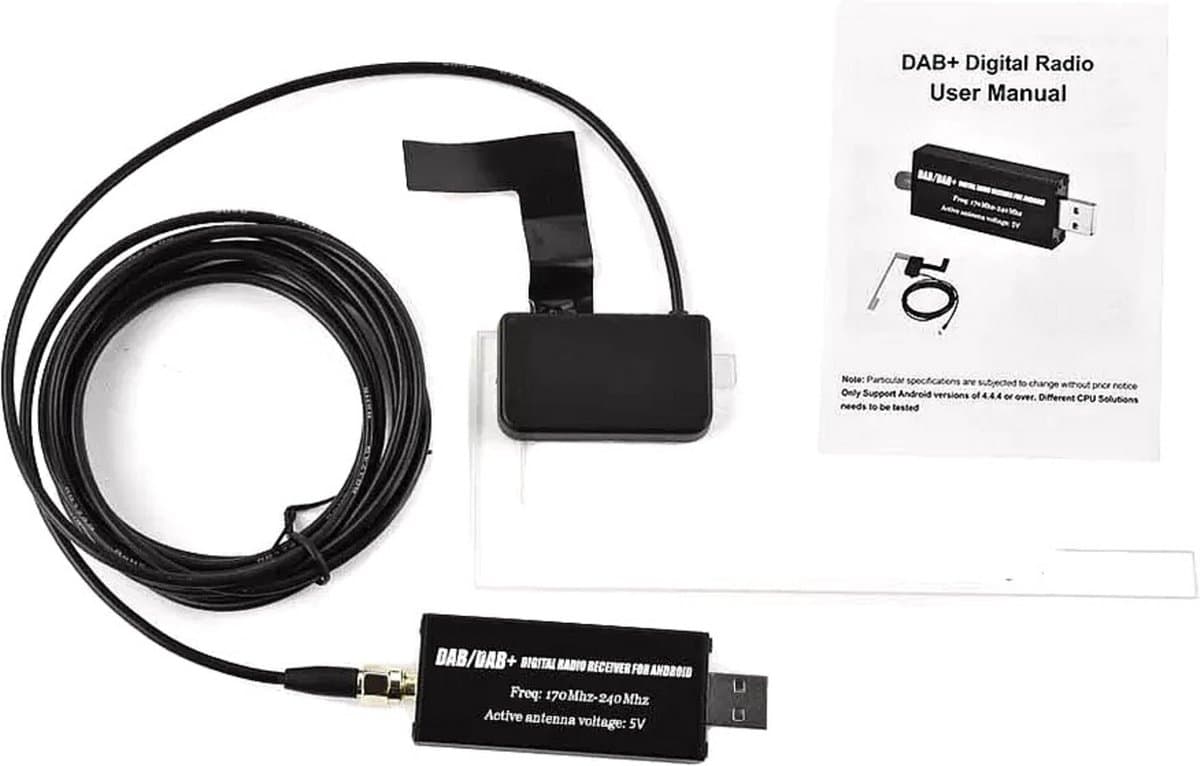 DAB+ USB Digitale Radio Antenne Ontvanger Voor Android Autoradio — afbeelding 1
