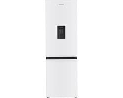Heinner HC-HM313WDE++ Koel-vriescombinatie met Waterdispenser – 313 L – Energieklasse E – Instelbare Thermostaat – LED-verlichting – Omkeerbare Deur – Wit – 5 Jaar Garantie