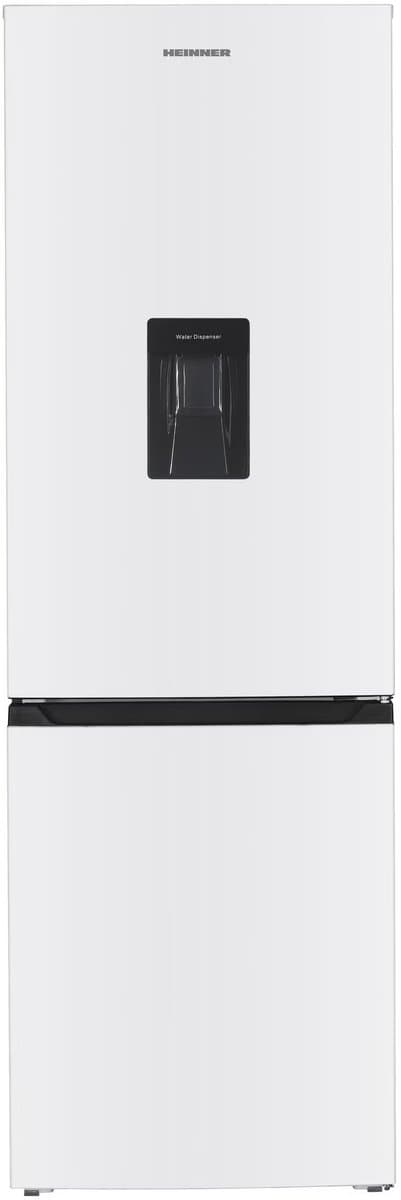 Heinner HC-HM313WDE++ Koel-vriescombinatie met Waterdispenser – 313 L – Energieklasse E – Instelbare Thermostaat – LED-verlichting – Omkeerbare Deur – Wit – 5 Jaar Garantie — afbeelding 1