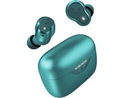 Fresh 'n Rebel Twins Elite 2 - Krachtige Bluetooth Oordopjes met Hybride Actieve Noise Cancelling - 47 uur Speeltijd - Multipoint verbinding - Draadloos en Waterdicht (IPX4) (Real Teal)